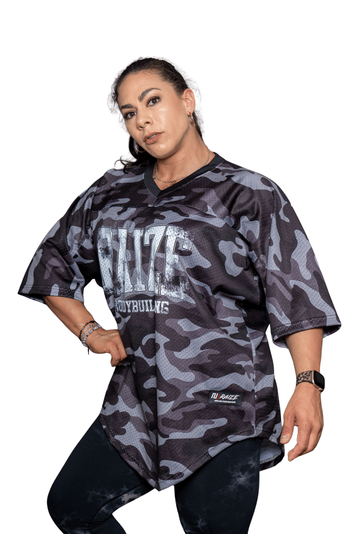 Oldschool Bodybuilding Mesh Trikot Frauen