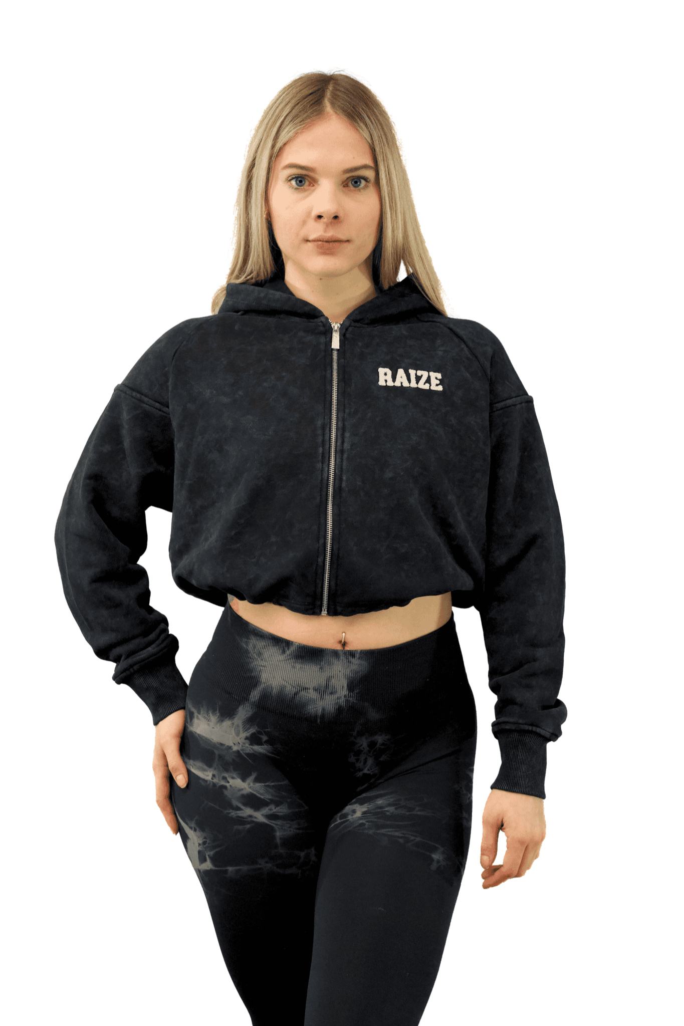 Revolution Cropped ZIP-Hoodie