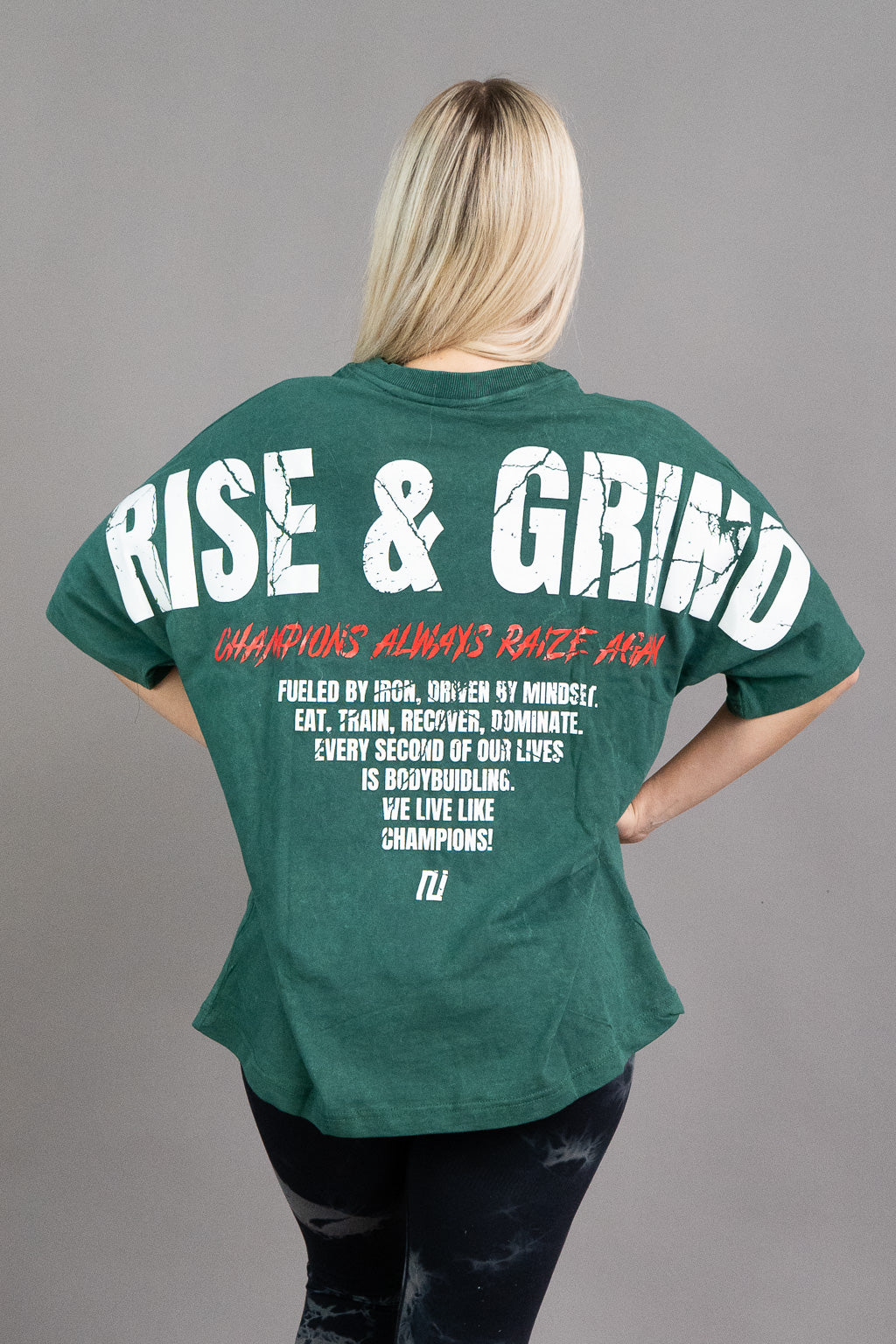Rise & Grind Oversize Shirt Frauen
