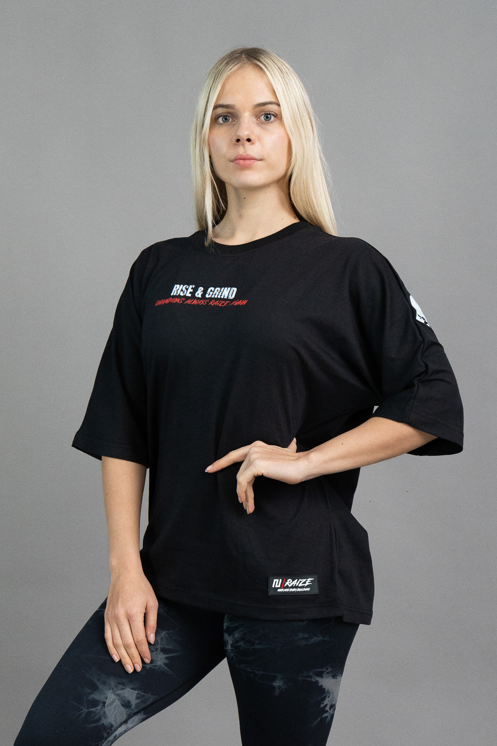 Rise & Grind Oversize Shirt Frauen