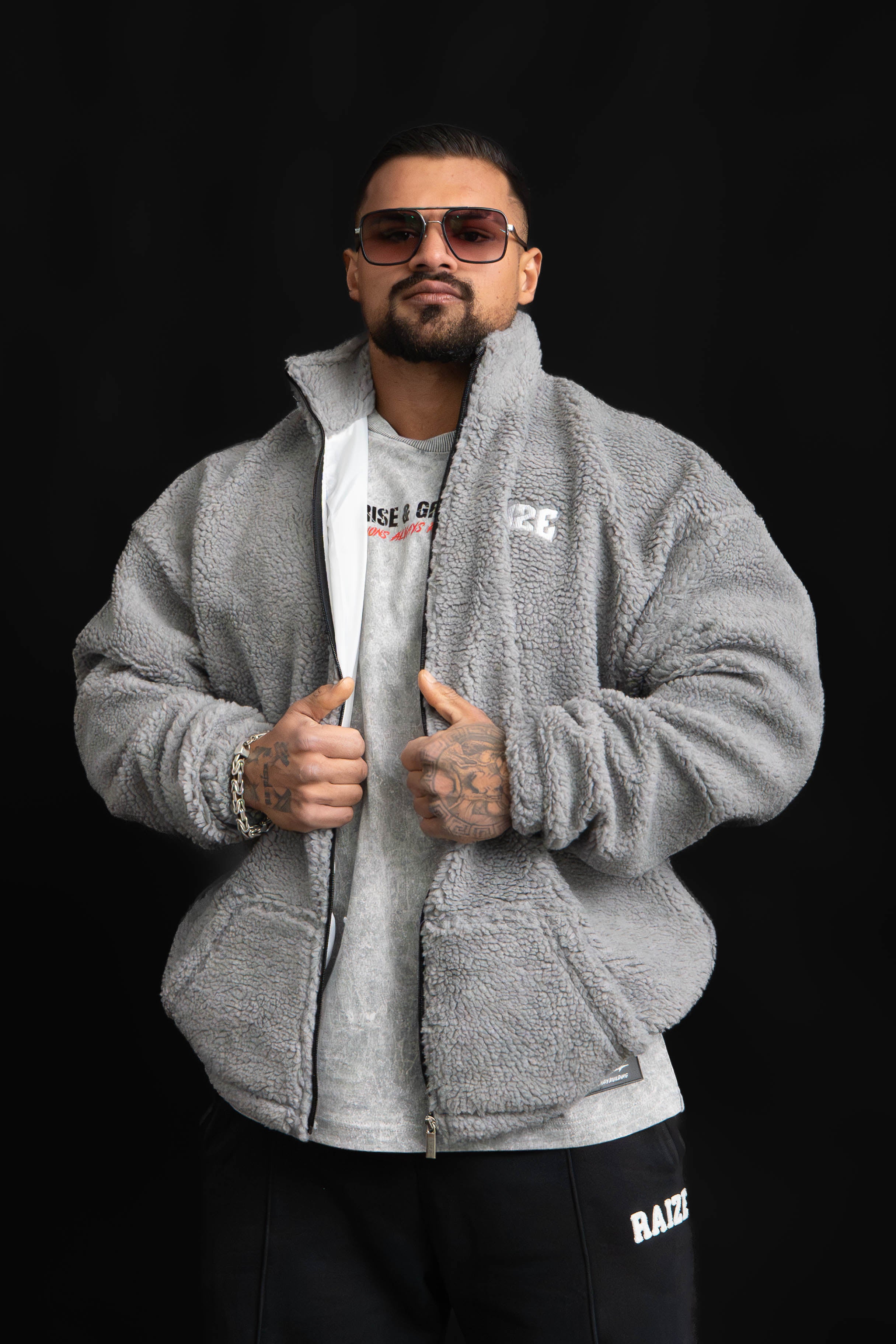 Bodybuilding Crew Teddy ZIP-Hoodie