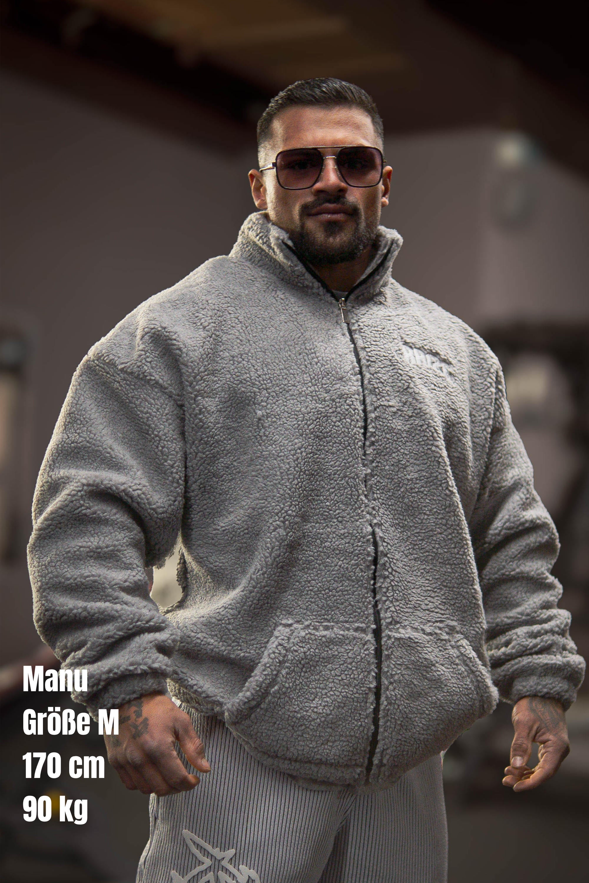 Bodybuilding Crew Teddy ZIP-Hoodie