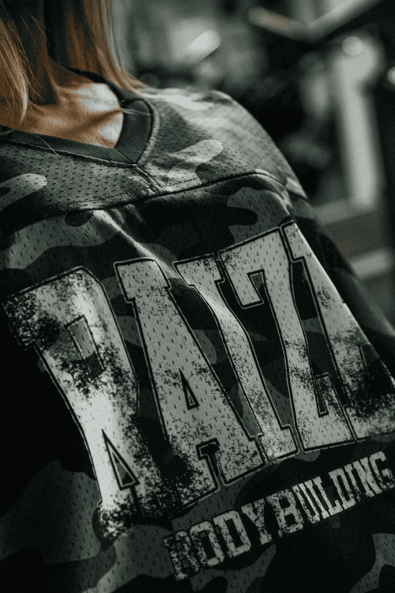 Oldschool Bodybuilding Mesh Trikot Frauen
