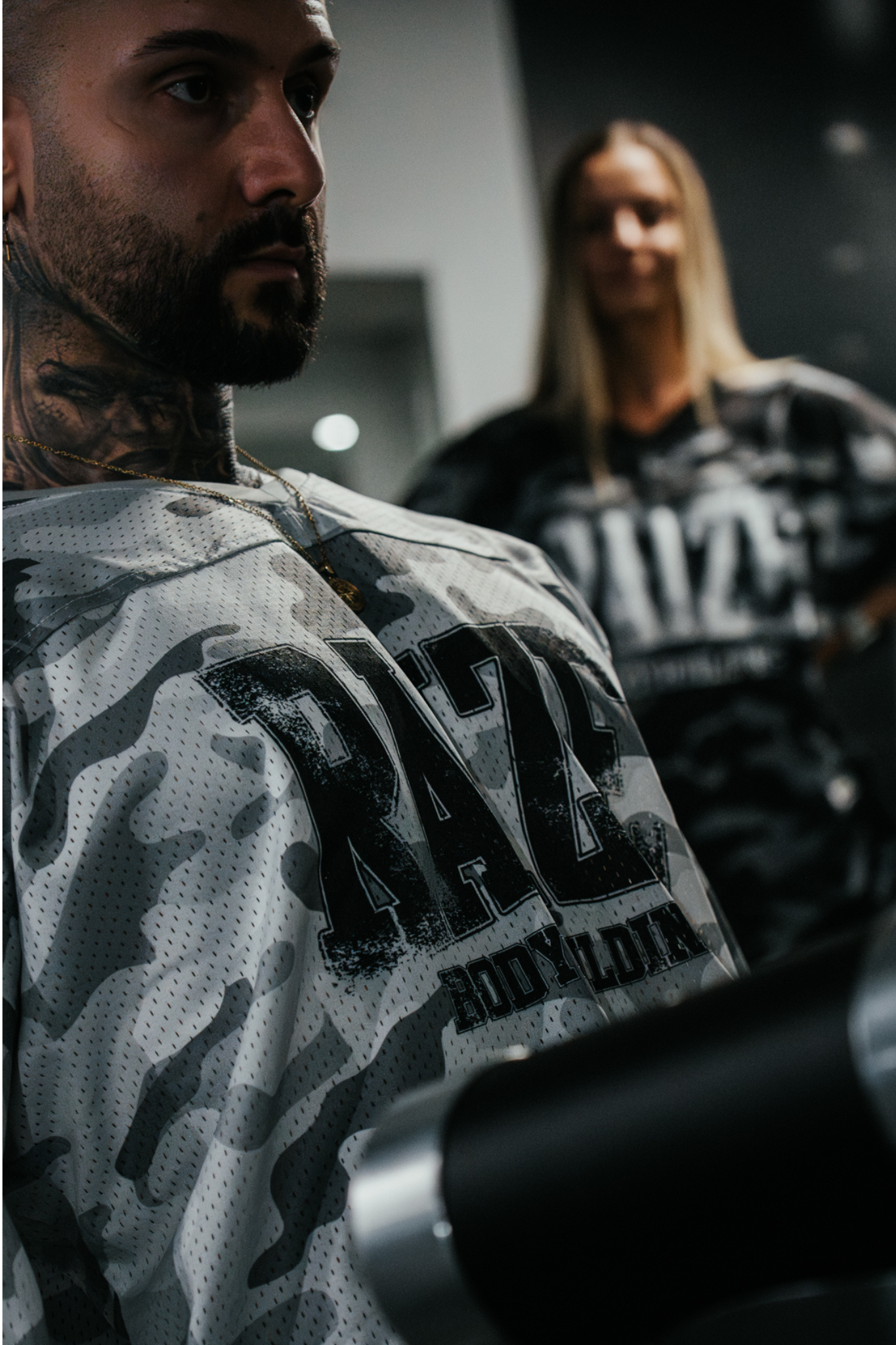 Oldschool Bodybuilding Mesh Trikot Männer