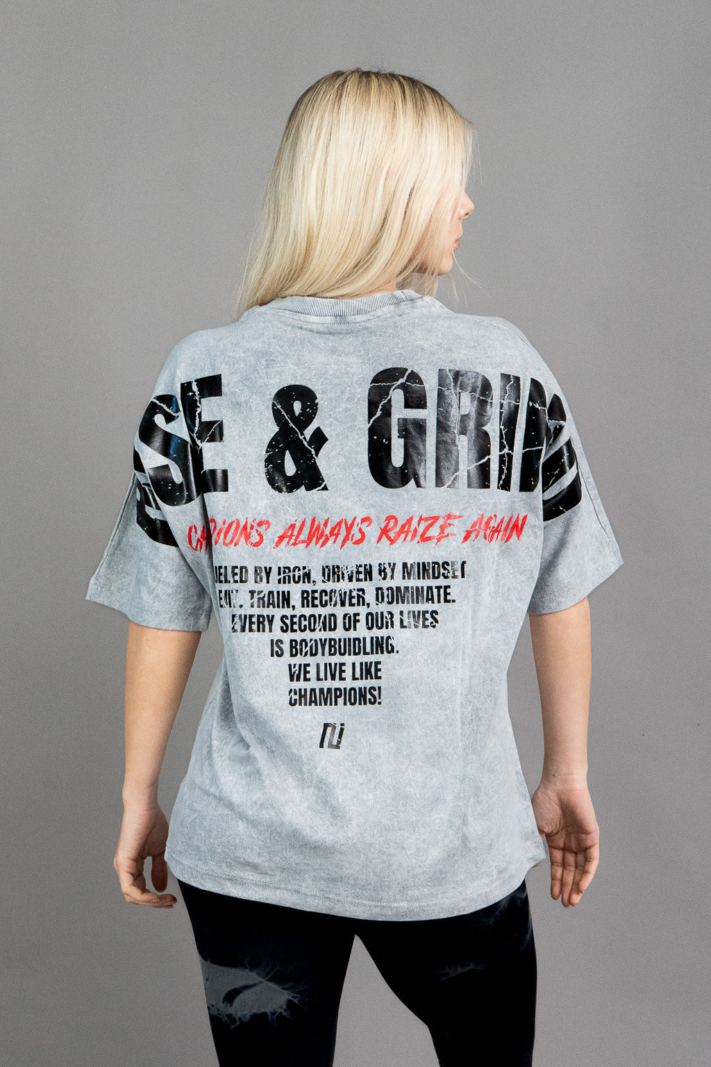 Rise & Grind Oversize Shirt Frauen